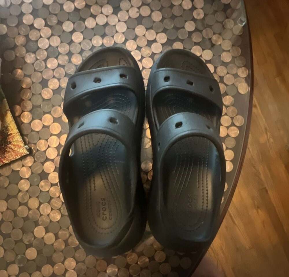 Crocs Classic Crush Sandal Black